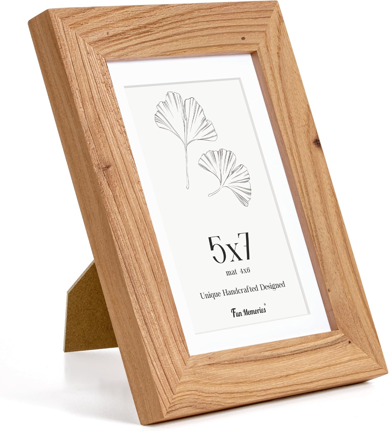 Amazon com 5x7 Picture Frame 5 quot x7 quot Elm Wood Picture Frame