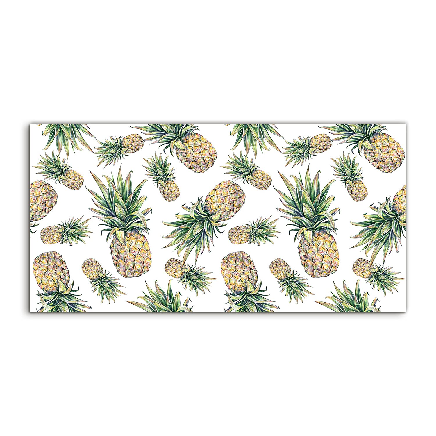 Tableau Image Acrylique Pineapple Abstraction 120x60cm Mural Moderne - 8