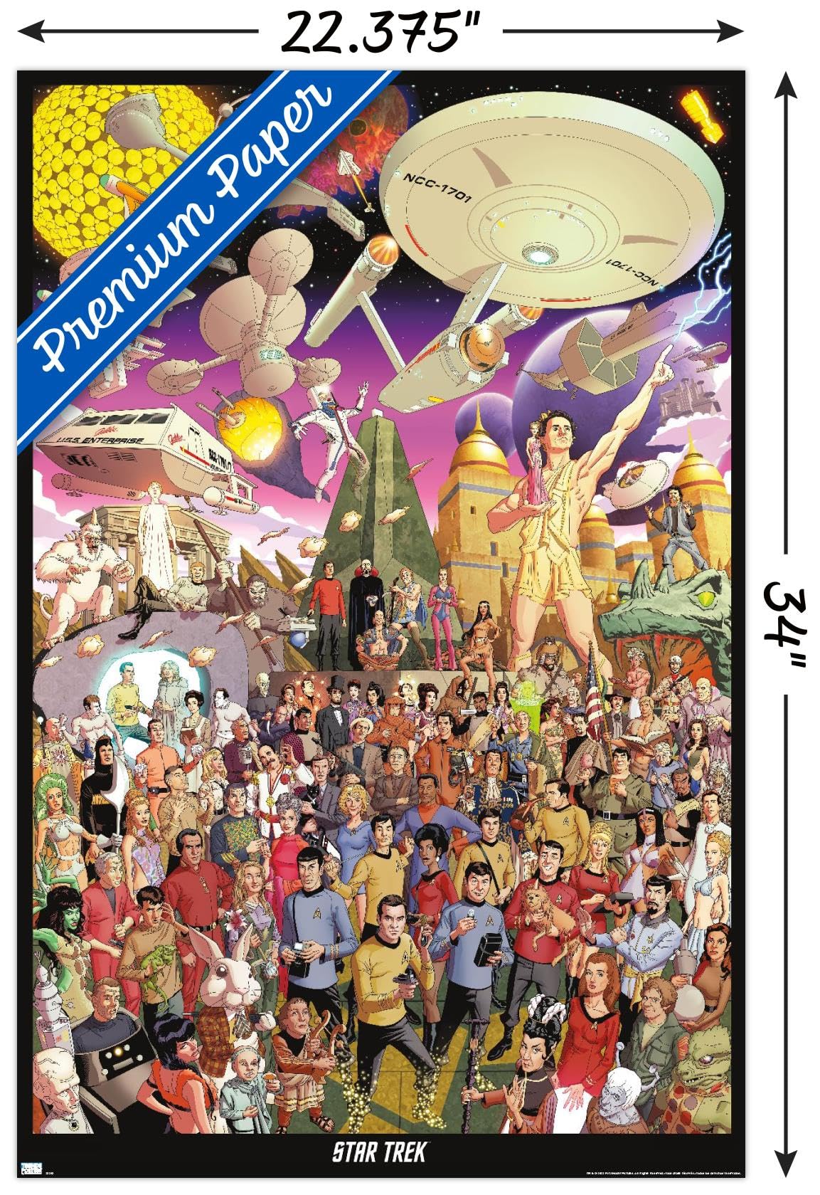 Amazon.com: Star Trek: Universe - Dusty Abell Illustration Wall