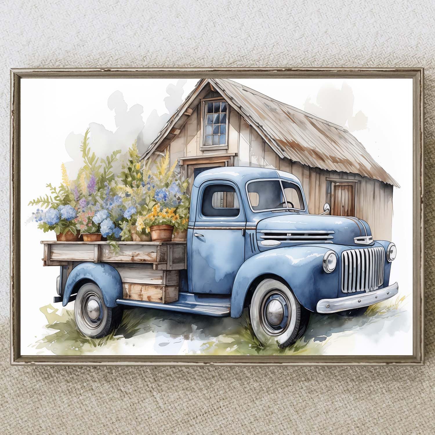 TRUCK FURNITURE アートポスター フレーム ② TRUCK WORKS POSTER