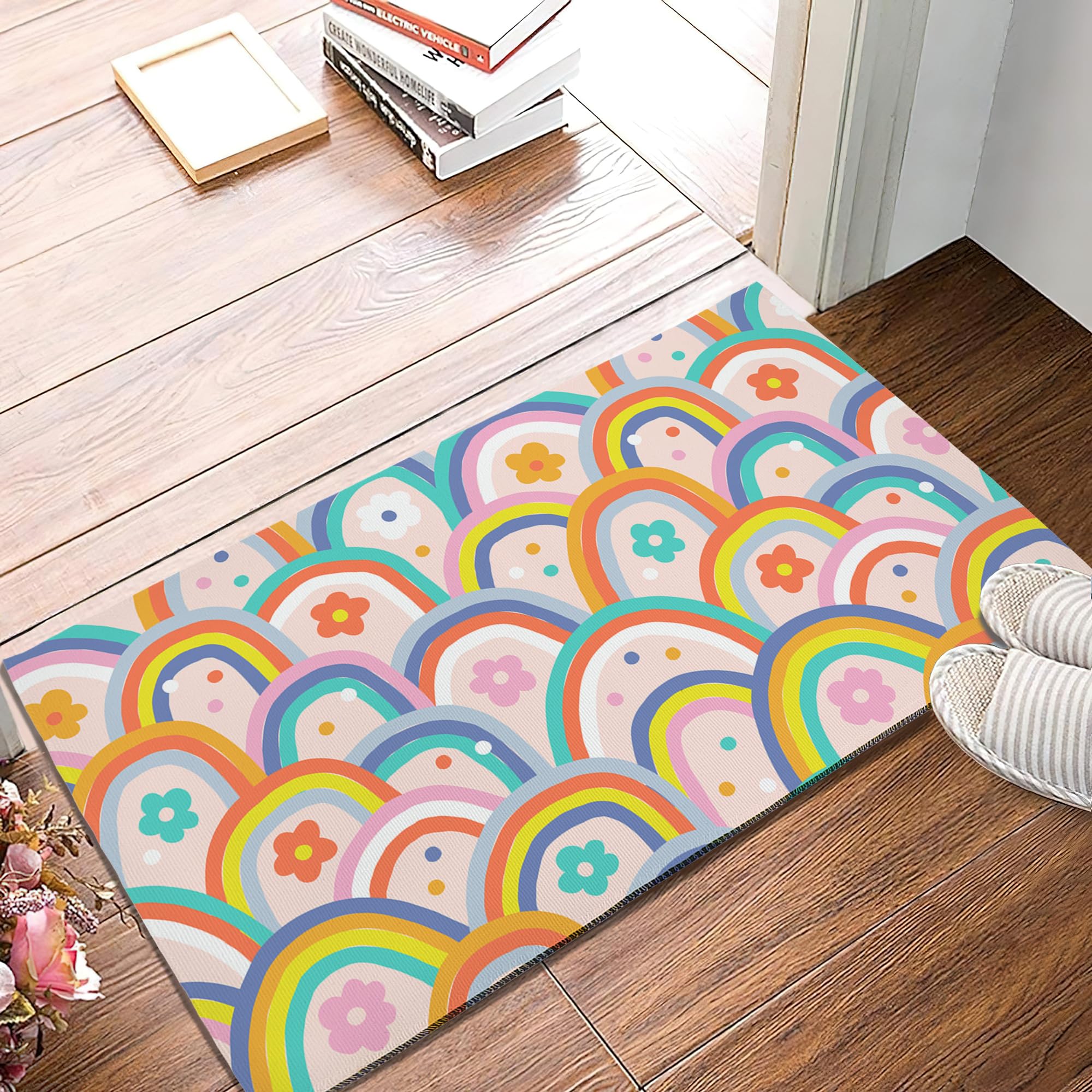 村上隆 Flower Floor Matフロアマット お花 kaikaikiki