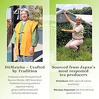 Vista 6 de Té verde Domatcha, matcha orgánico, lata de 1.0 onza