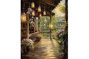 xackcme Paint by Number for Adults Kit-Scenery Canvas Paint by Number Without Frame