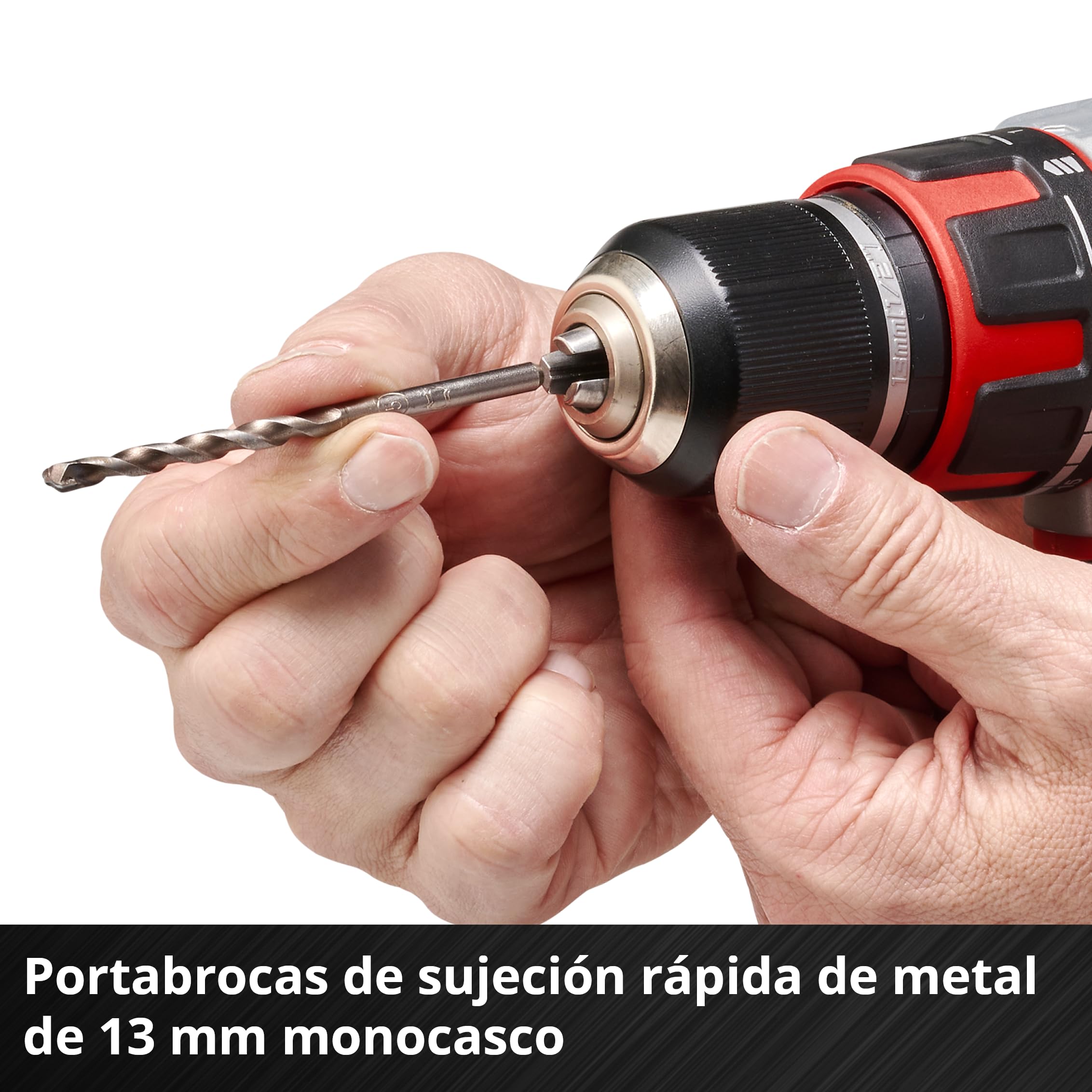 Einhell Taladro atornillador a batería - TE-CD 18 Li Brushless Solo Power X-Change, Iones de litio, par de 60 Nm, motor sin escobillas, mandril de metal de 13 mm, sin batería ni cargador