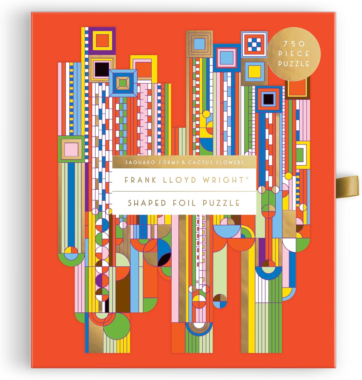 Frank Lloyd Wright​ Saguaro Cactus & Forms​ 750 Piece Shaped Foil Puzzle