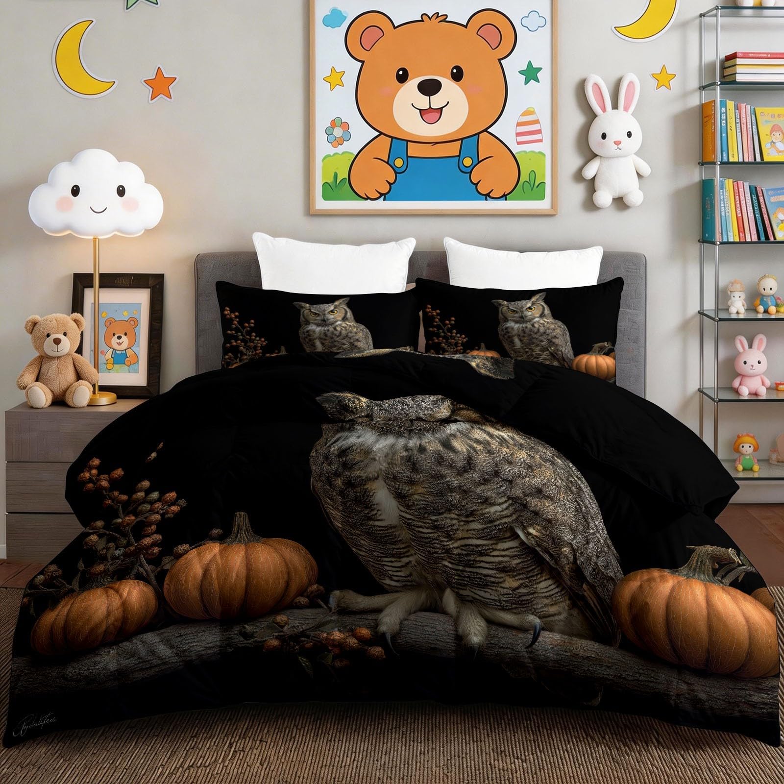 Edredón 4 estaciones para cama de 2 personas ideal para dormitorios infantiles modernos