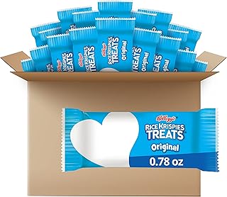 Rice Krispies Treats Marshmallow Snack Bars, Original, Kids Snacks, School Lunch, 0.78 oz Bars (54 Bars)