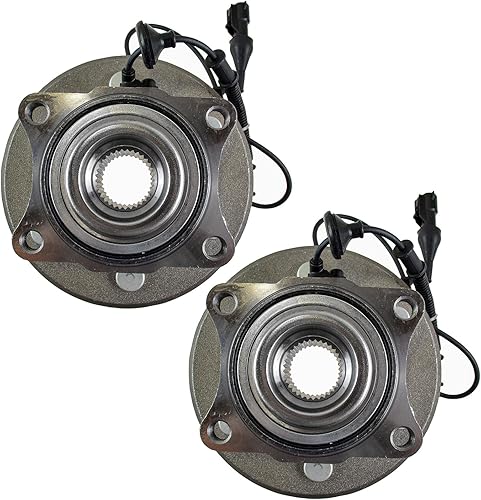 Vista 717 de TRQ Juego de 2 rodamientos y bujes de rueda trasera izquierda y derecha compatible con Ford Expedition 2007-2010 Lincoln Navigator 2007-2010