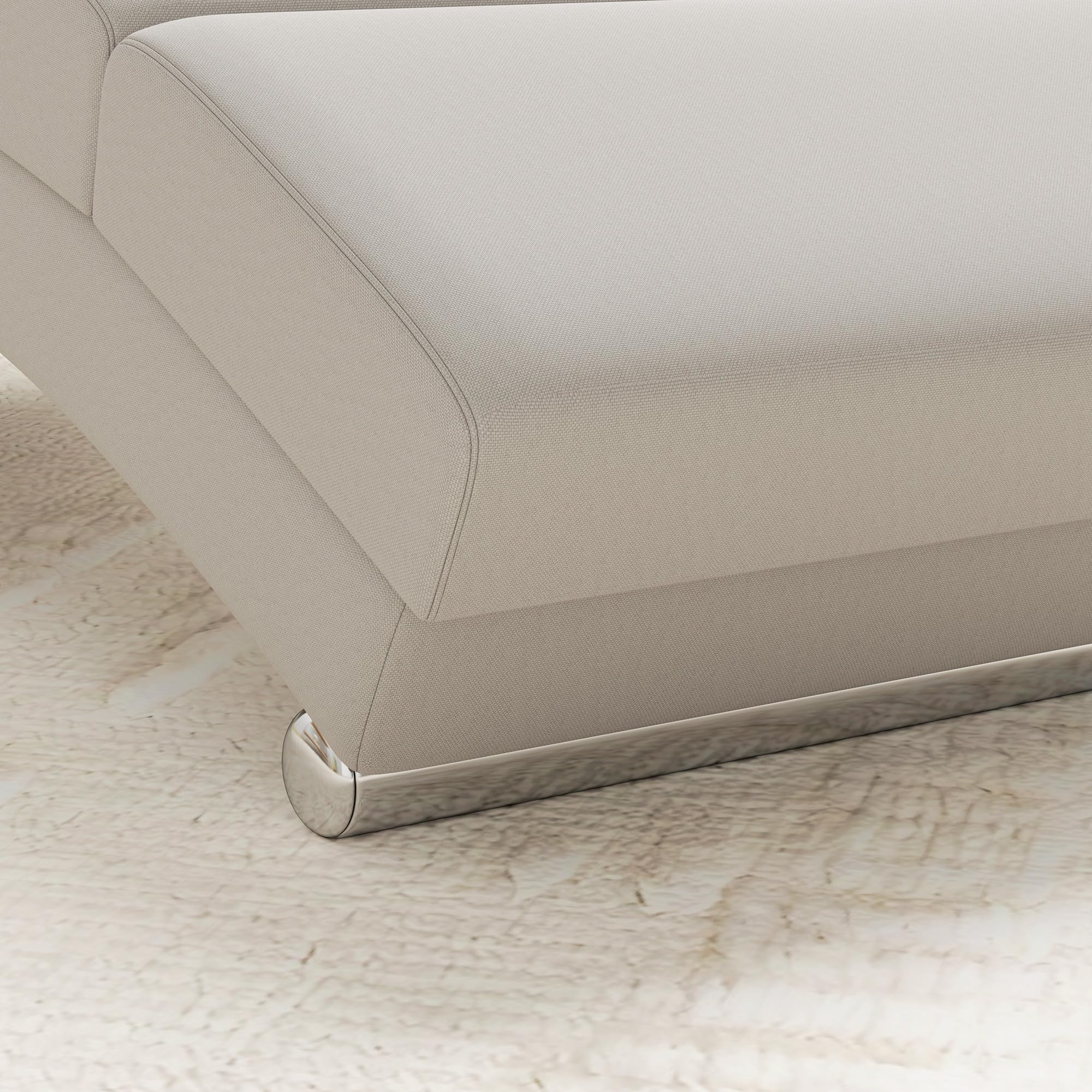 HOMCOM Sillón de Masaje y Calefacción Lounge Chaise Longue Reclinable con Mando a Distancia y Almohada para Dormitorio y Salón, Tejido Efecto Lino Crema | Meridienne, chaise longue de interior, almohada, mando a distancia, para dormitorio, sala de estar