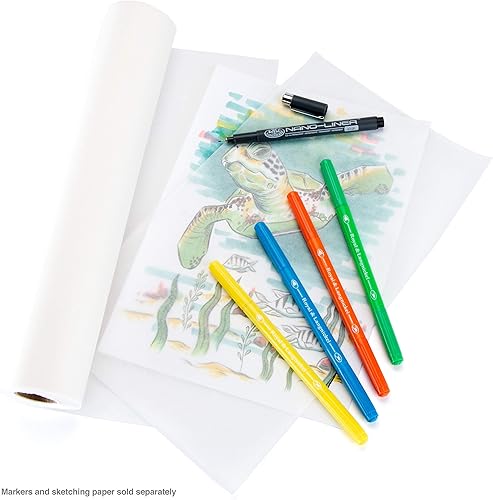 Miniatura 6 de Bee Paper Rollo de papel para dibujos y bocetos, color amarillo.