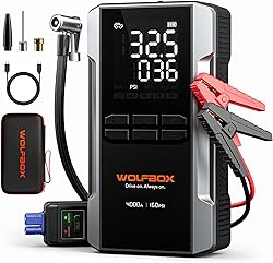 WOLFBOX 4000A Jump Starter & Compressor