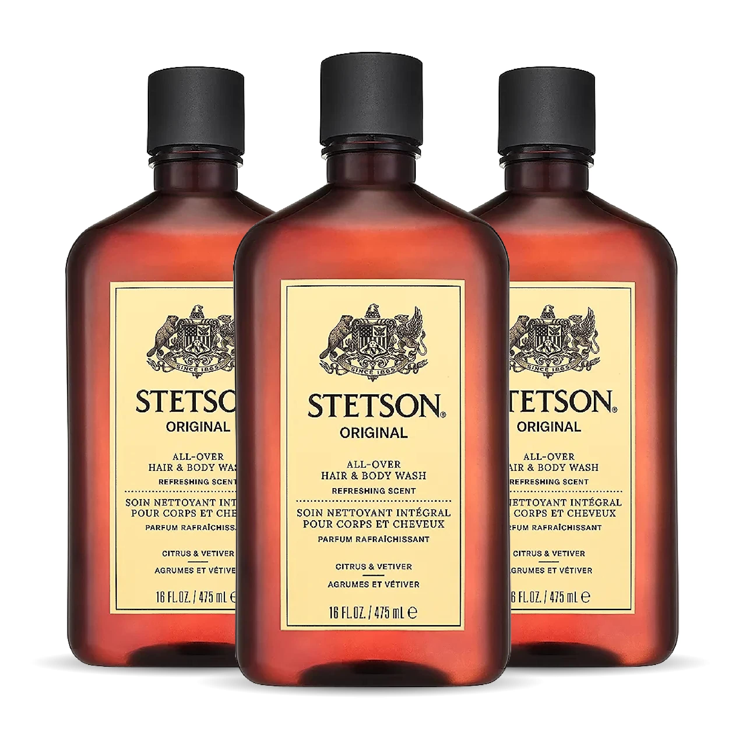 Stetson Original - All Over Hair & Body Wash - 3 Pack