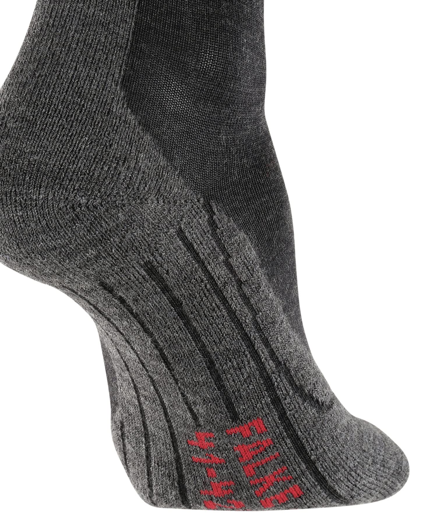 FALKE femme TK2 Wool Silk chaussettes de randonnée rembourrage moyen anti-ampoule chaudes douces mi-hautes respirantes régulation climatique anti-odeur laine fil fonctionnel 1 paire