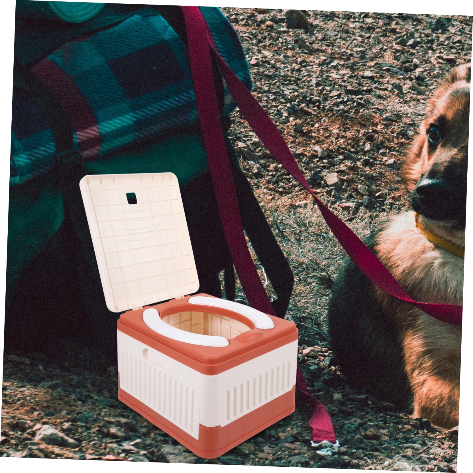 Inodoro Plegable Portátil para Camping Toilette De Viaje para Adultos y Fácil De Usar para Actividades Al Aire y Emergencias Incluye Bolsa para Mantener La Limpieza