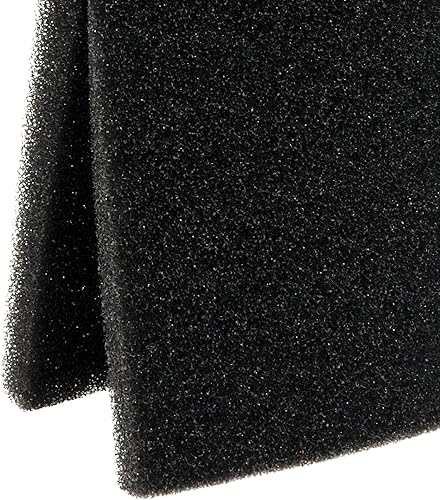 Miniatura 3 de ALEGI Almohadilla de esponja para filtro de acuario de 23 x 12 pulgadas23 x 16 pulgadas, filtro de esponja biológica 30PPI de espuma cortada a