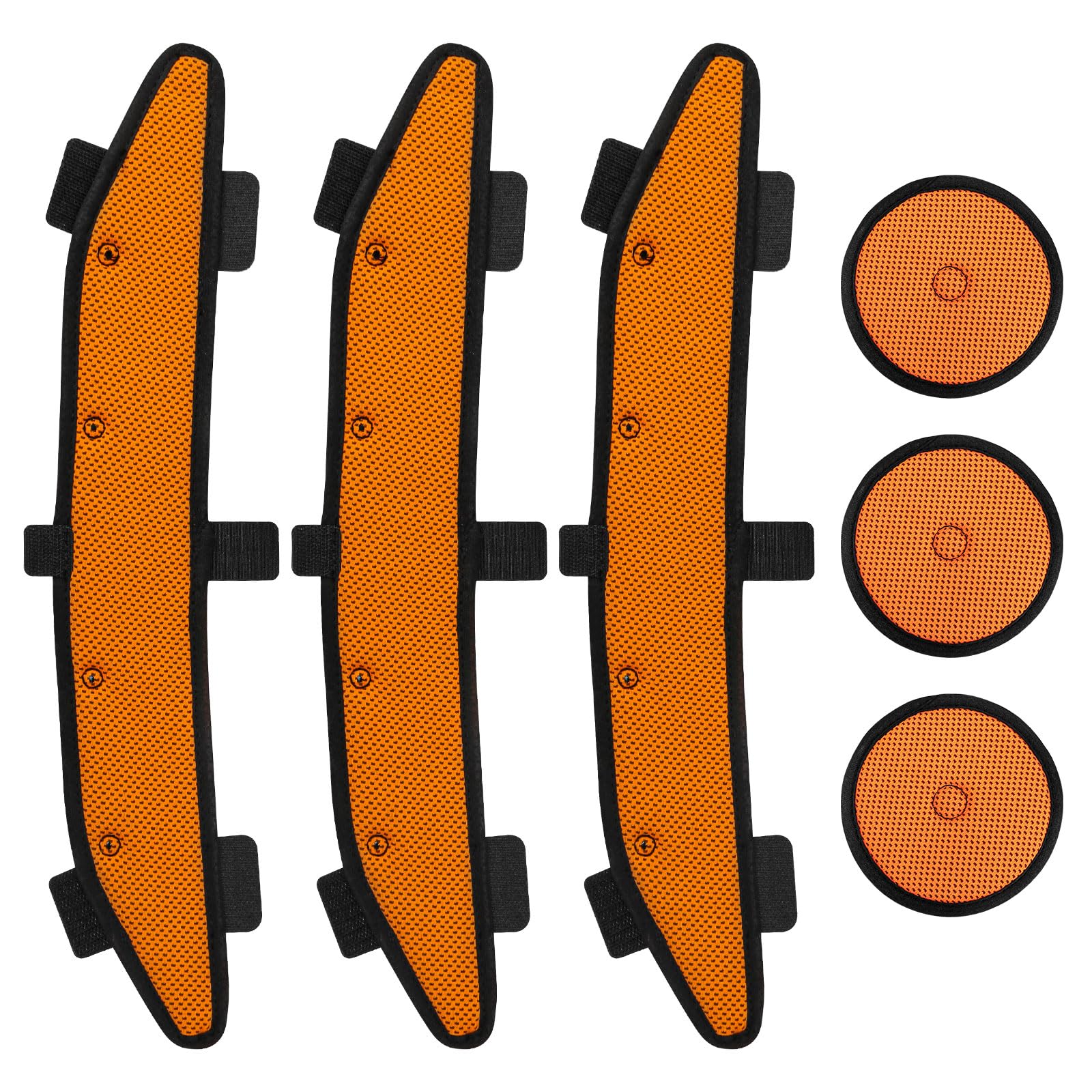 Almohadillas para la parte superior del casco duro y bandas para el sudor para casco de seguridad, juego de accesorios lavables para enfriamiento, reemplazo de banda de sudor de suspensión, diadema