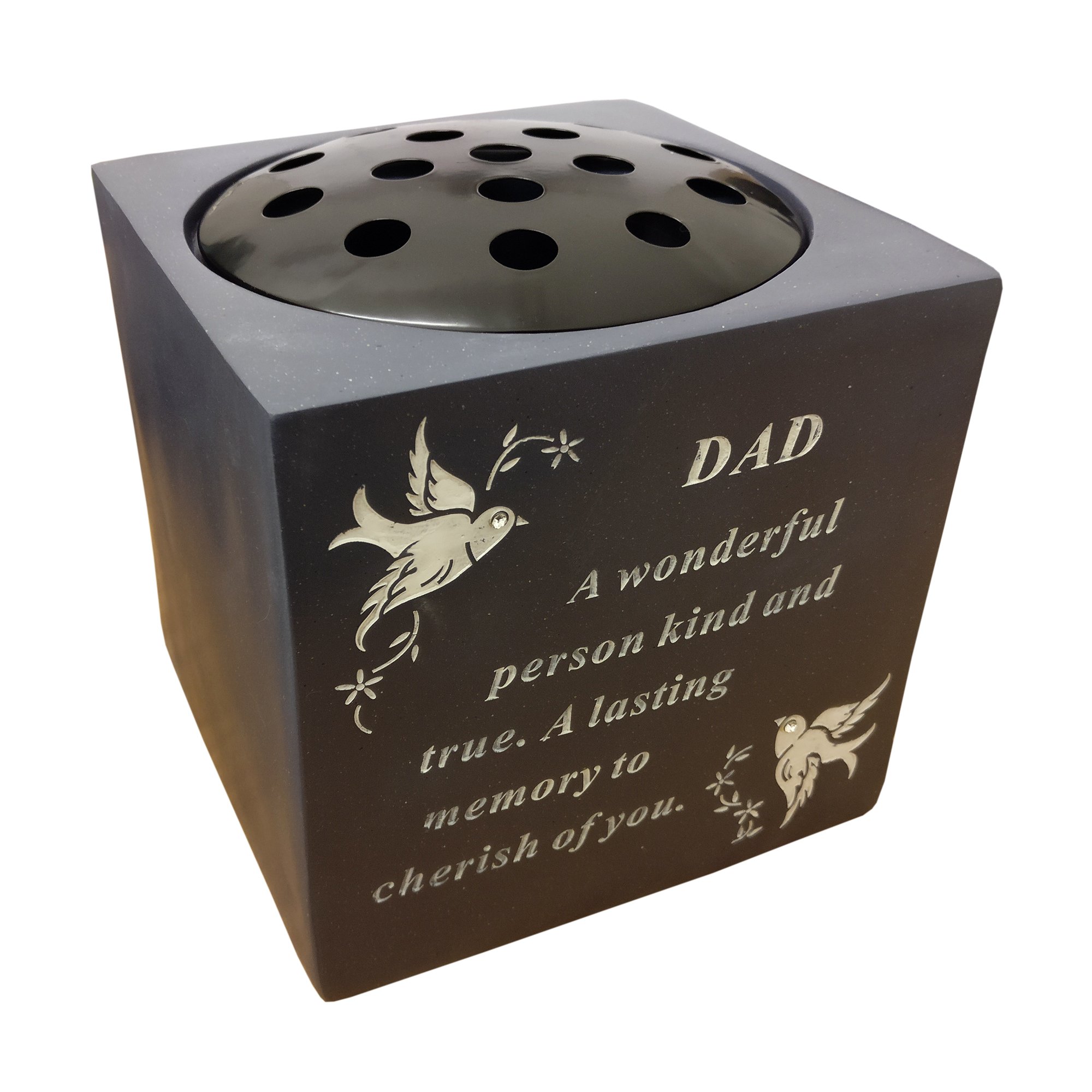 David Fischhoff Grey Dad Dove Rose Bowl,