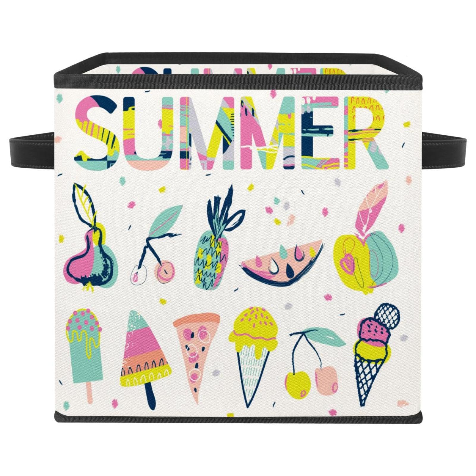 Boîte de rangement pliable en tissu pour jouets et chambre d'enfant