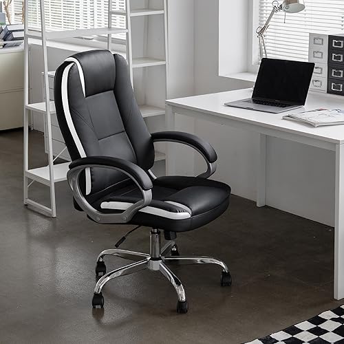 Miniatura 7 de Neo Chair Silla de oficina silla de escritorio para computadora para juegos cojín ergonómico de respaldo alto soporte lumbar con ruedas cómodo