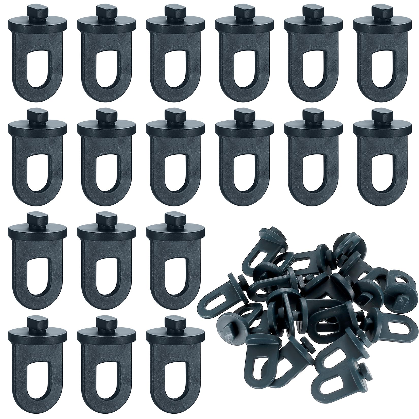 Com-four ® 50x Clips De Serre Supports De Plantes Stables Avec Une