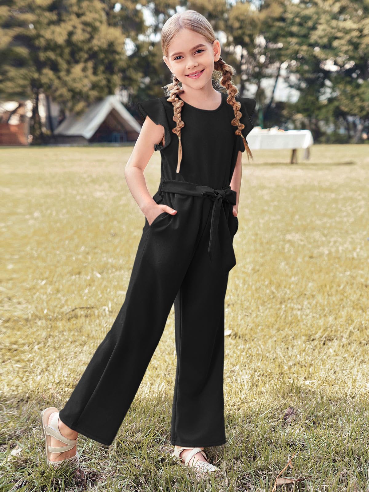 Haloumoning H4c888 Tuta da bambina Bambine e ragazze