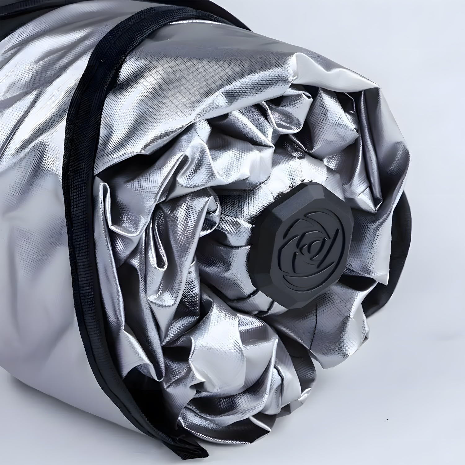 Retoo Parasol Coche 123x65 Cm, Parasol Plegable para Parabrisas, Protección Solar UV, Mango Flexible, Sombrilla Coche Delantera Universal para Interior