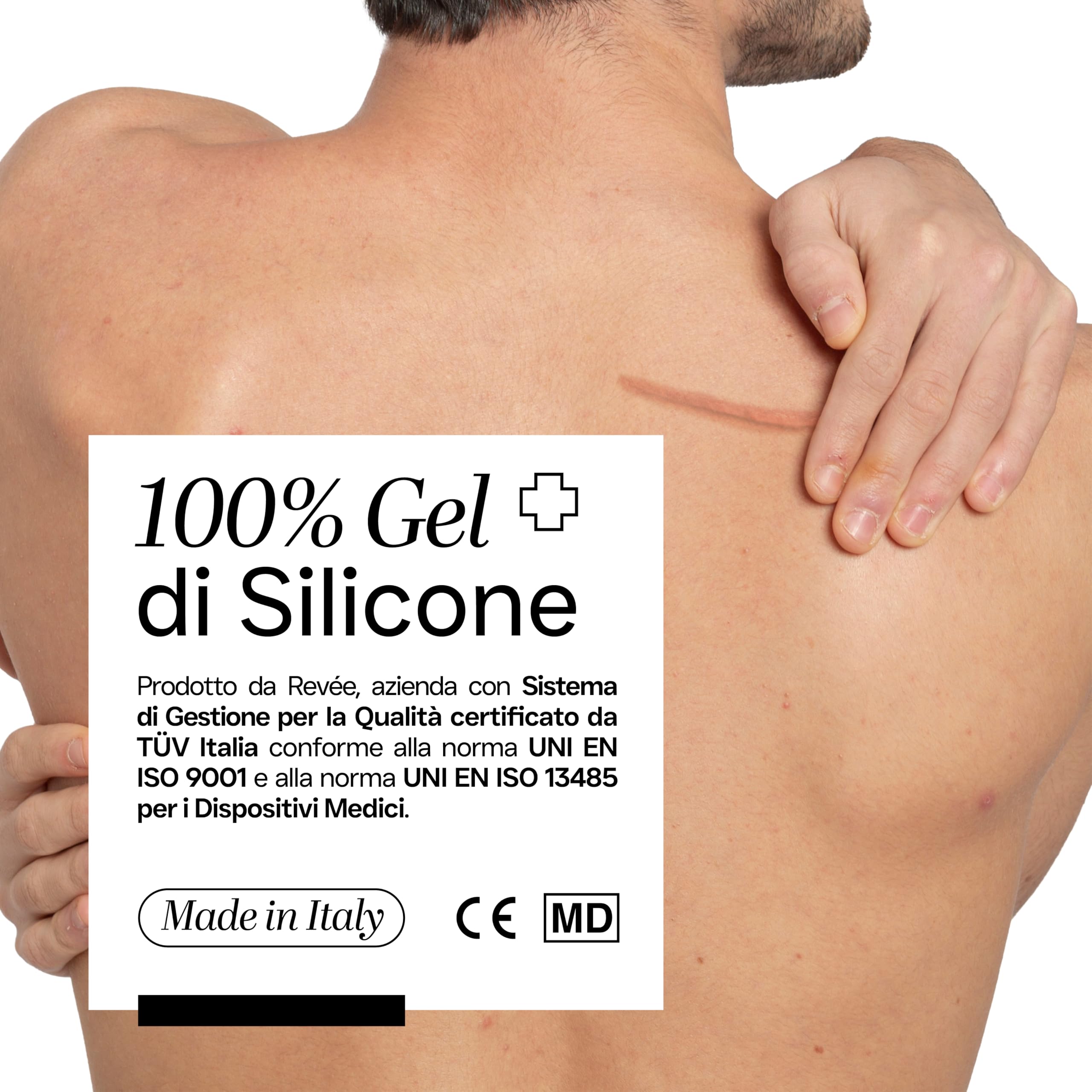 REVÉE Scar Gel 10g Crema Cicatrici Chirurgiche - 100% Silicone, Gel Topico per Cicatrici, Crema Cicatrizzante Ferite