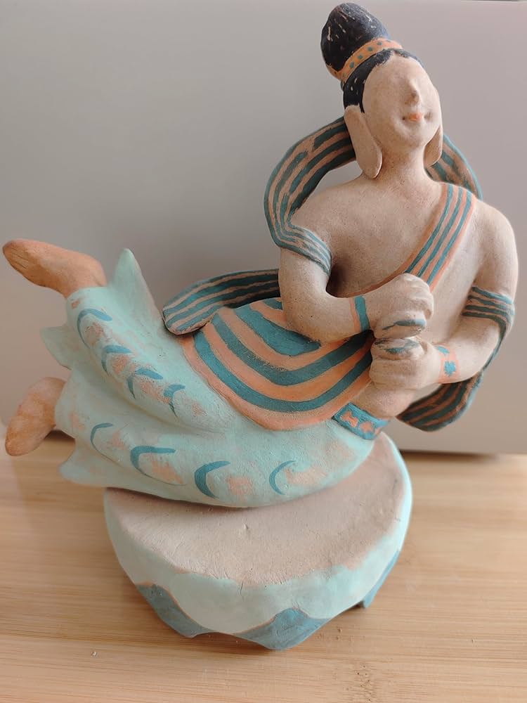 Amazon.co.jp: 粘土彫刻像 テラコッタ ハンドメイド セラミック粘土