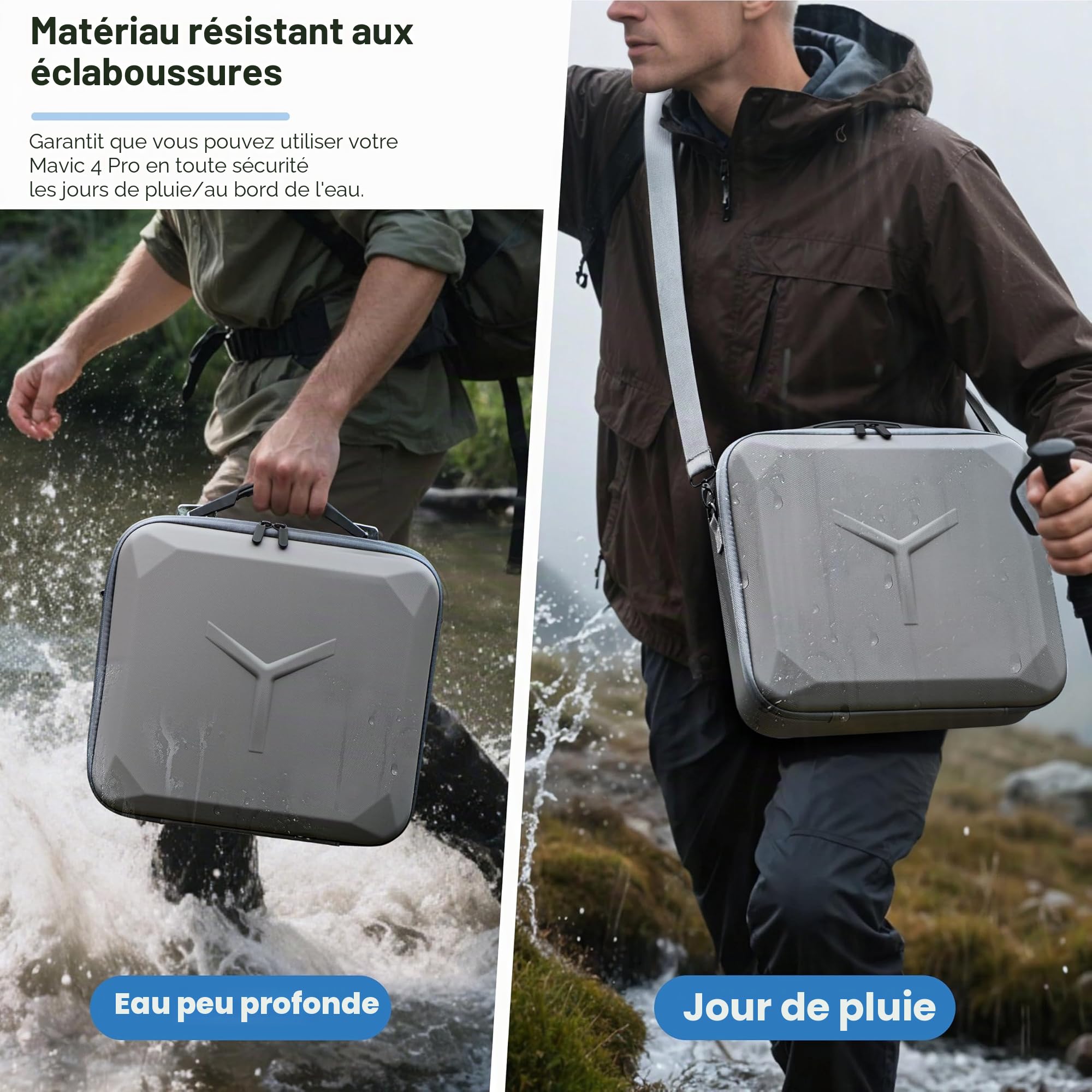 STARTRC Photo Sac de Transport Portable pour DJI Mavic 4 Pro Fly More Combo & RC Pro 2, Parfait pour Les déplacements, avec Espace de Rangement pour Accessoires tels Que Batteries et Station