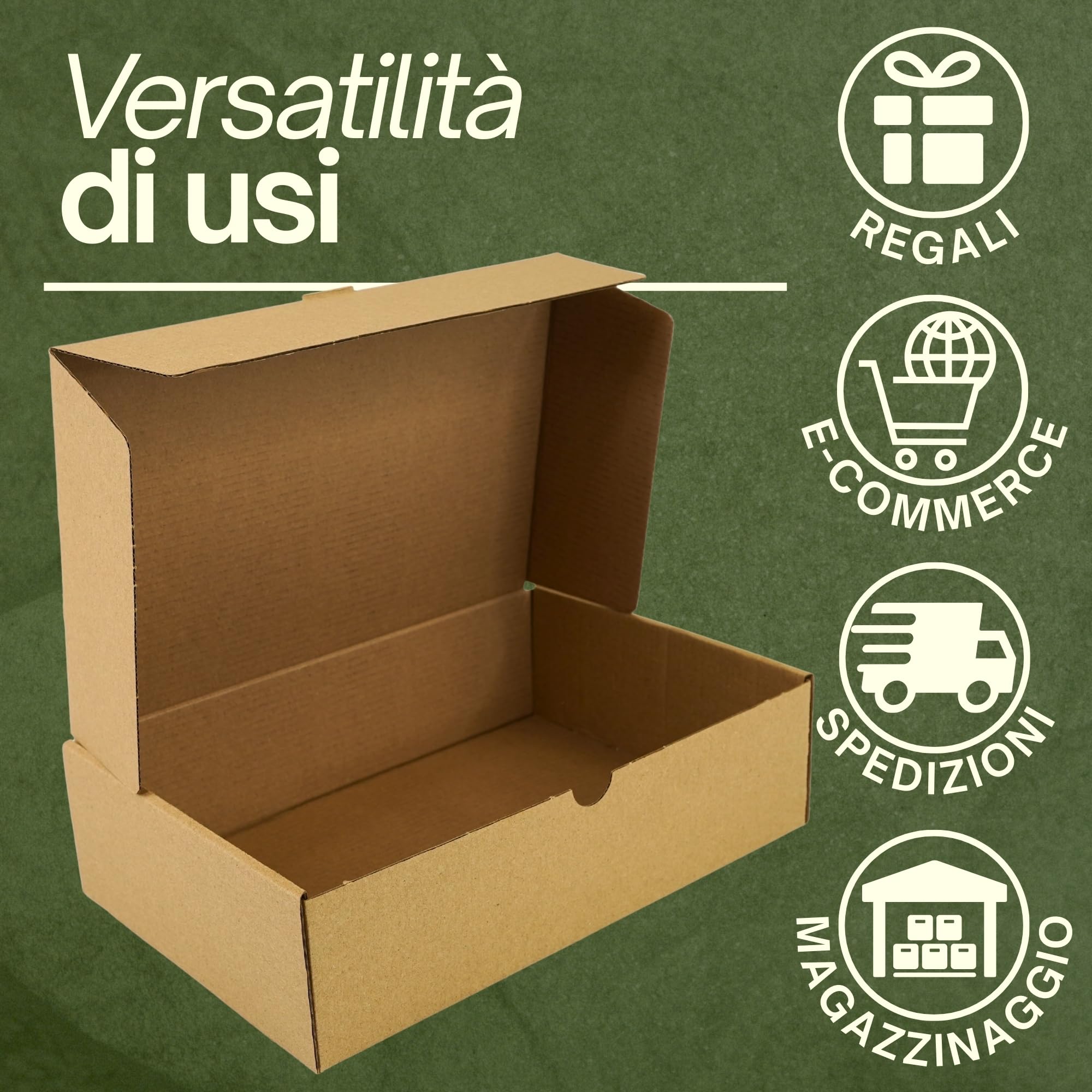 Scatole Cartone Regalo 25x16x7cm 20 Pezzi