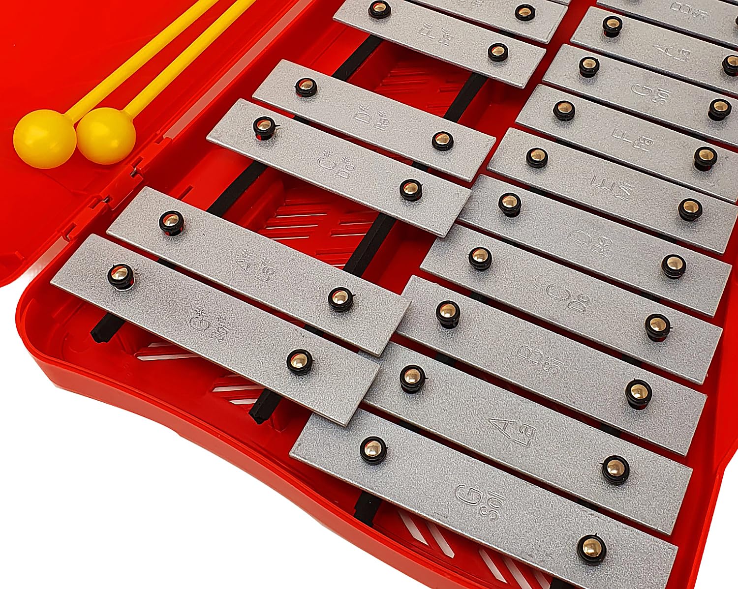 Xilofono - carrillon 25 teclas ROCKSTAR AX25N3 metalofono cromático con estuche - ROCKMUSIC ESPAÑA
