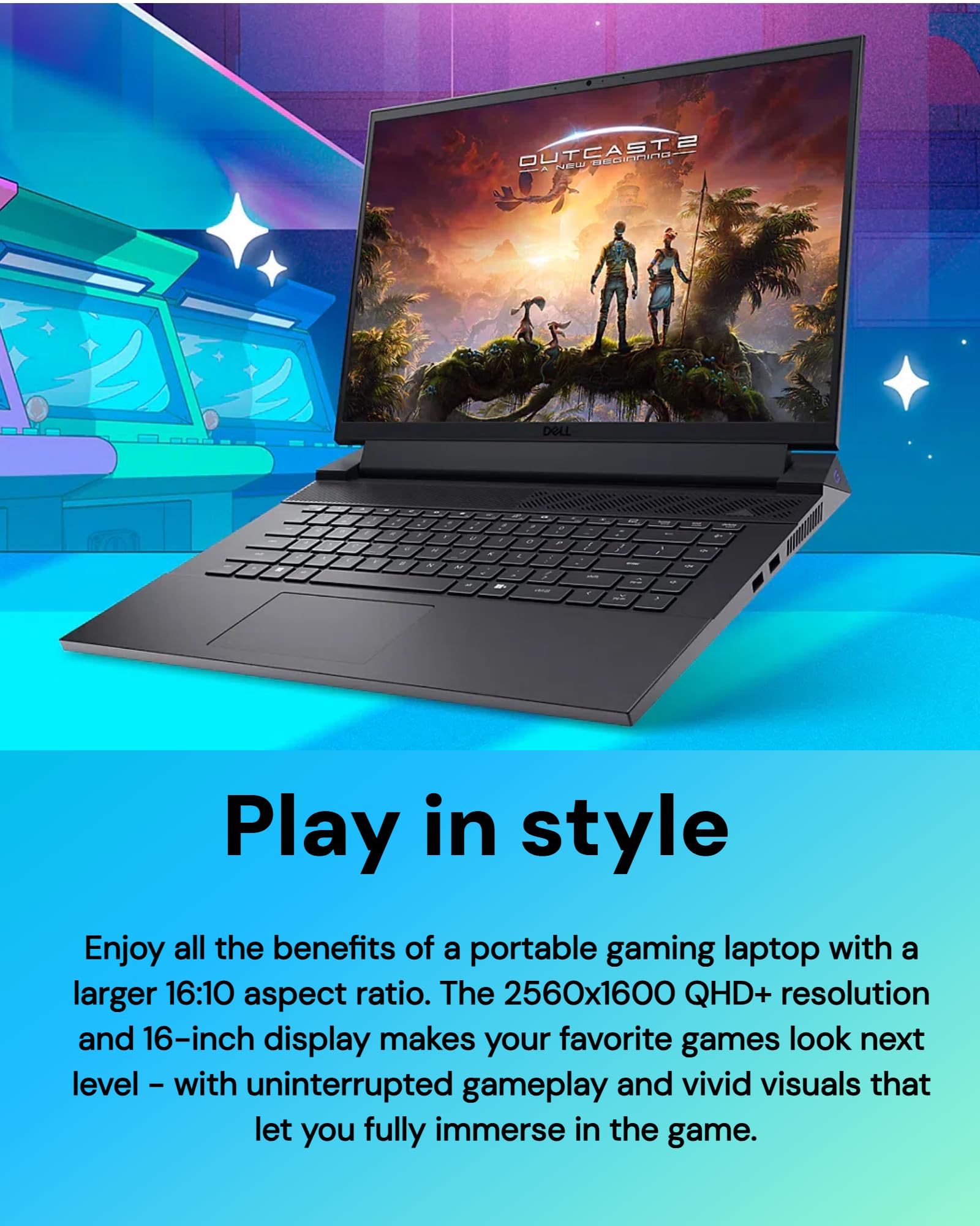 Dell G16 7630 Gaming Laptop - 16