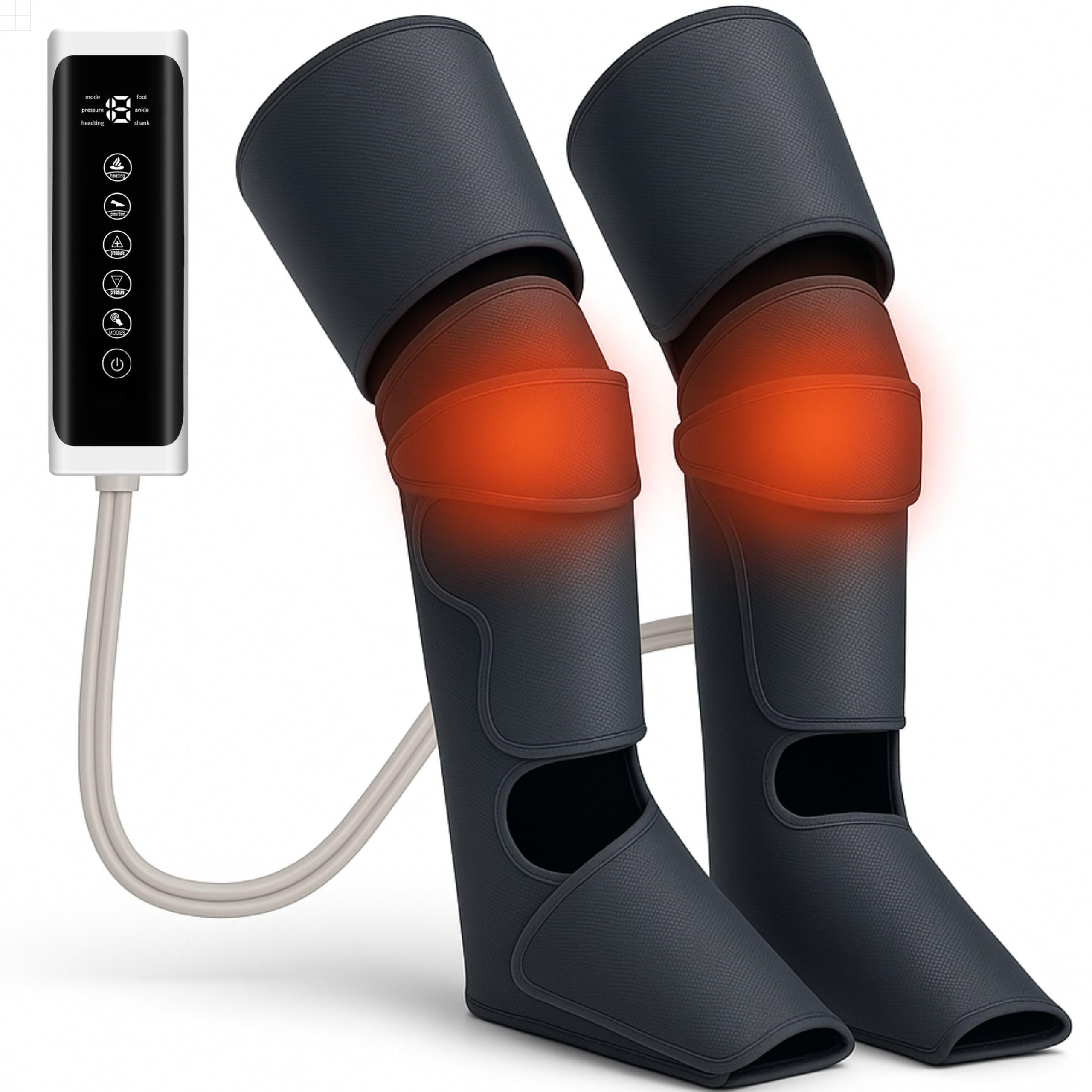 Home Pressotherapy - Boots for Tired Legs Improves Circulation - Foot and Leg Massager - Professional Lymphatic Drainage Machine - Relieves Leg Pain