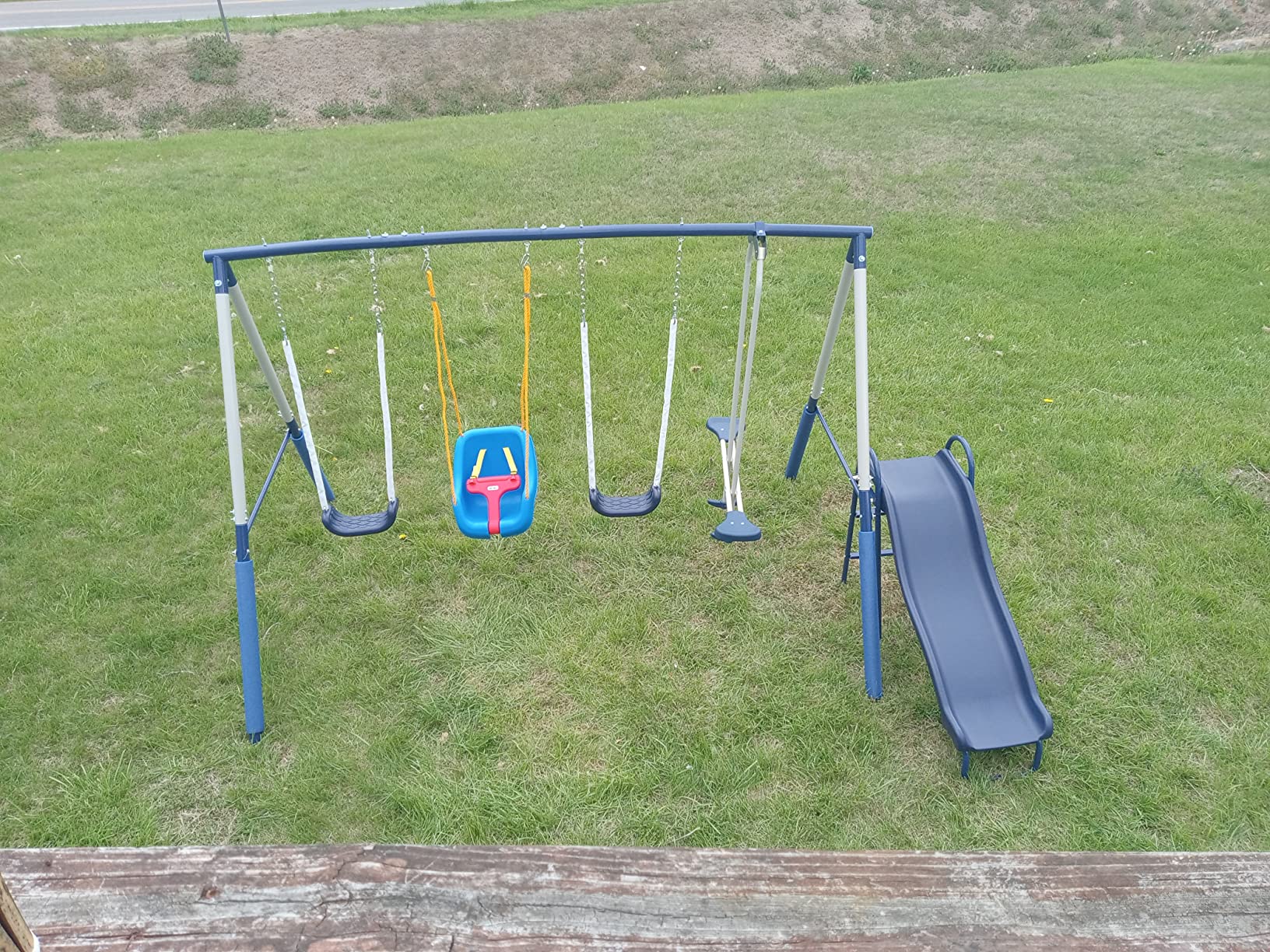 38/mo Finance Sportspower Arcadia Swing Set Outdoor HeavyDuty