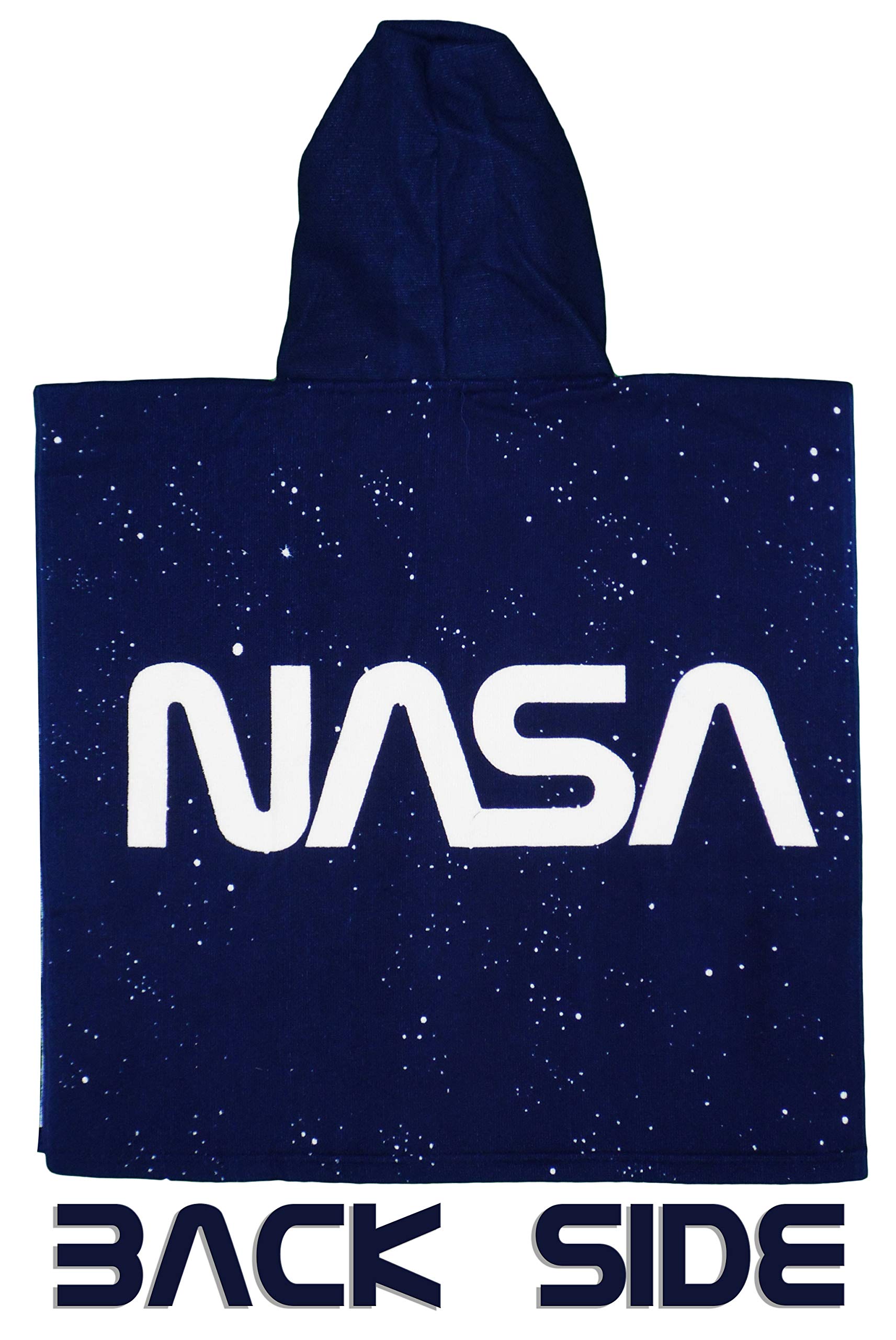 NASA Kids Hooded Poncho Towel - 55 X 55 Cm, Polyester, With Classic Logo Print - View #10
