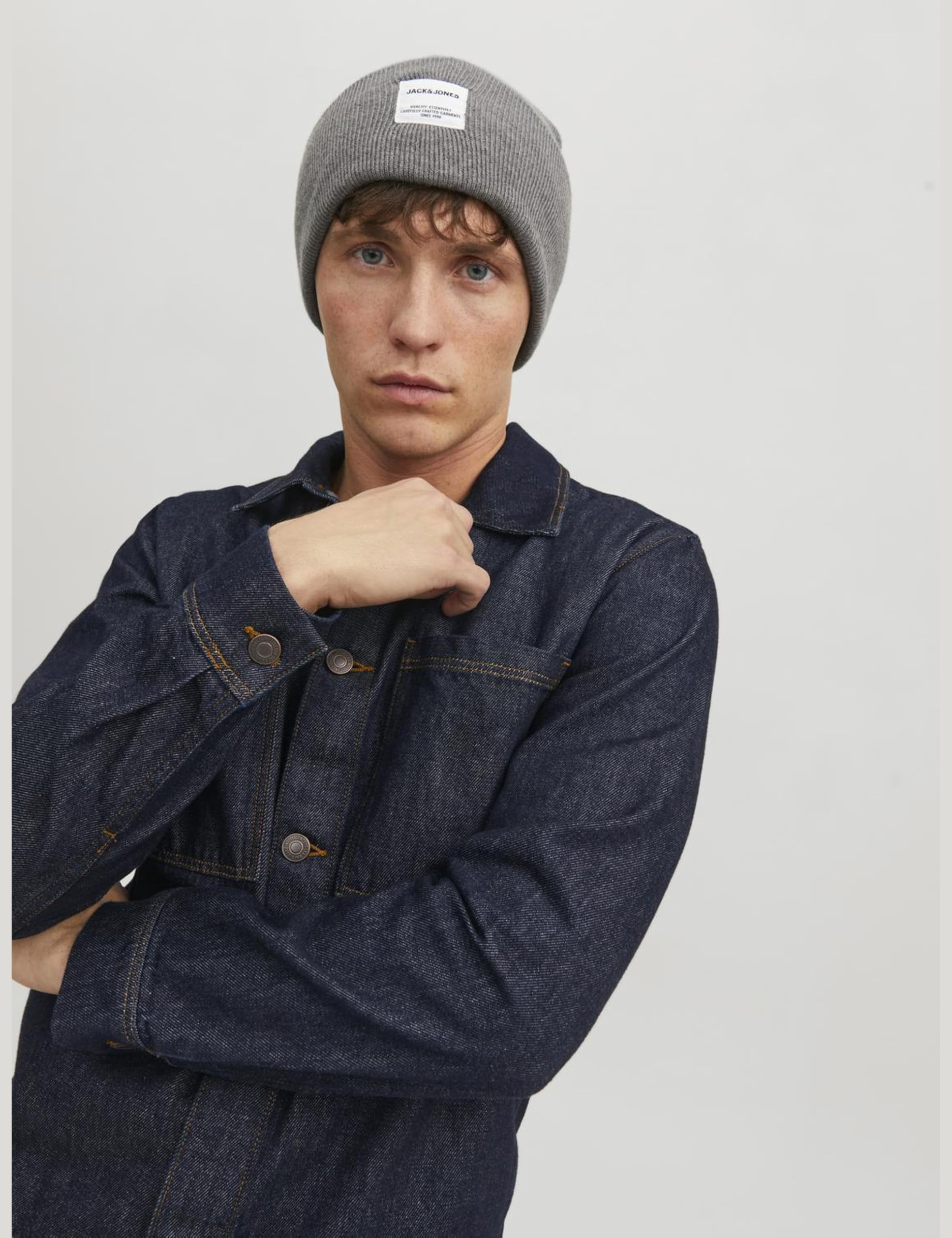 JACK & JONES Czapka z dzianiny Mężczyźni Jaclong Noos