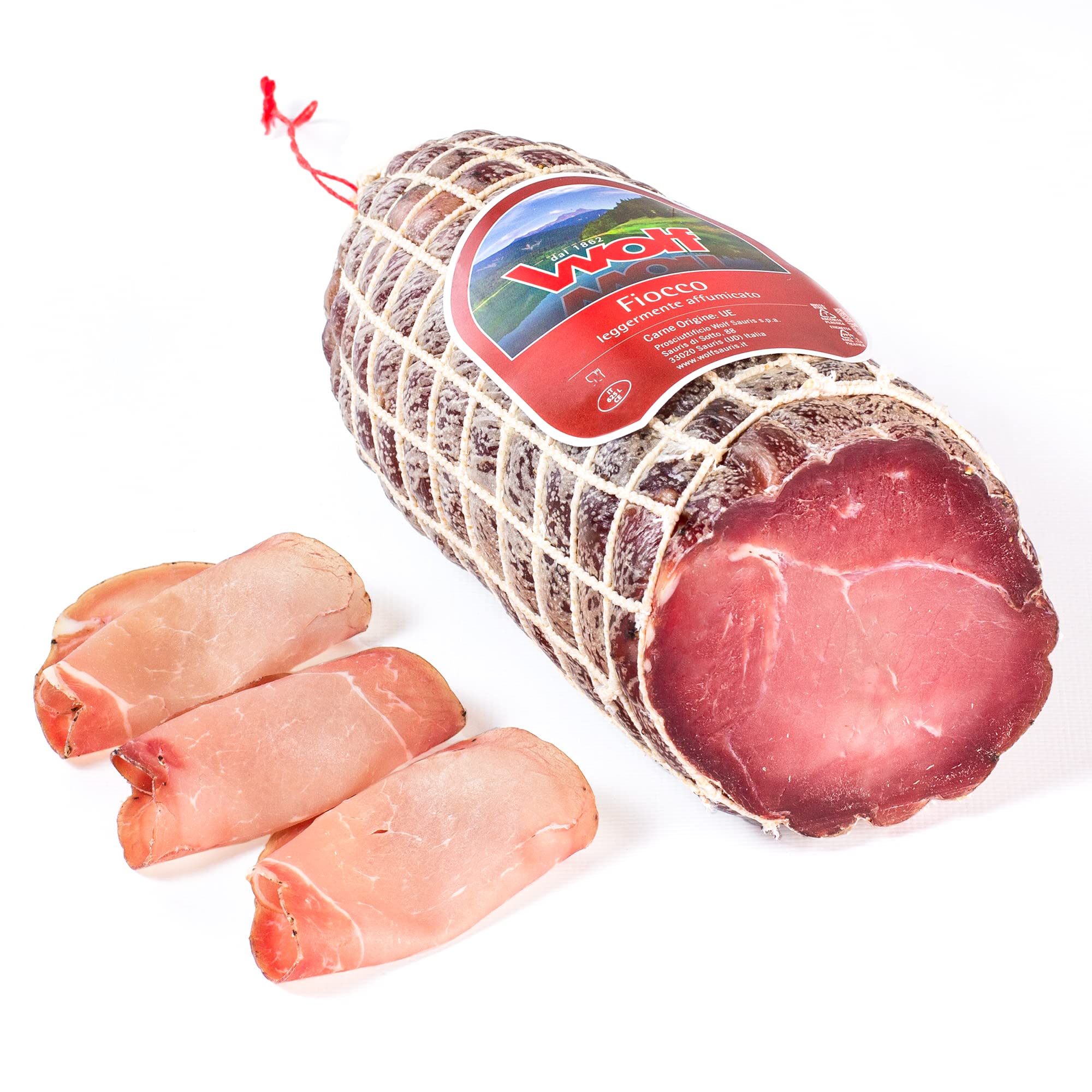 Speck Di Sauris Affumicato Con Legno Di Faggio - Mezza Coscia, Stagionatura 4 Mesi, Senza Glutine, Sottovuoto 2.6 Kg