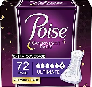 Poise Overnight Incontinence Pads  