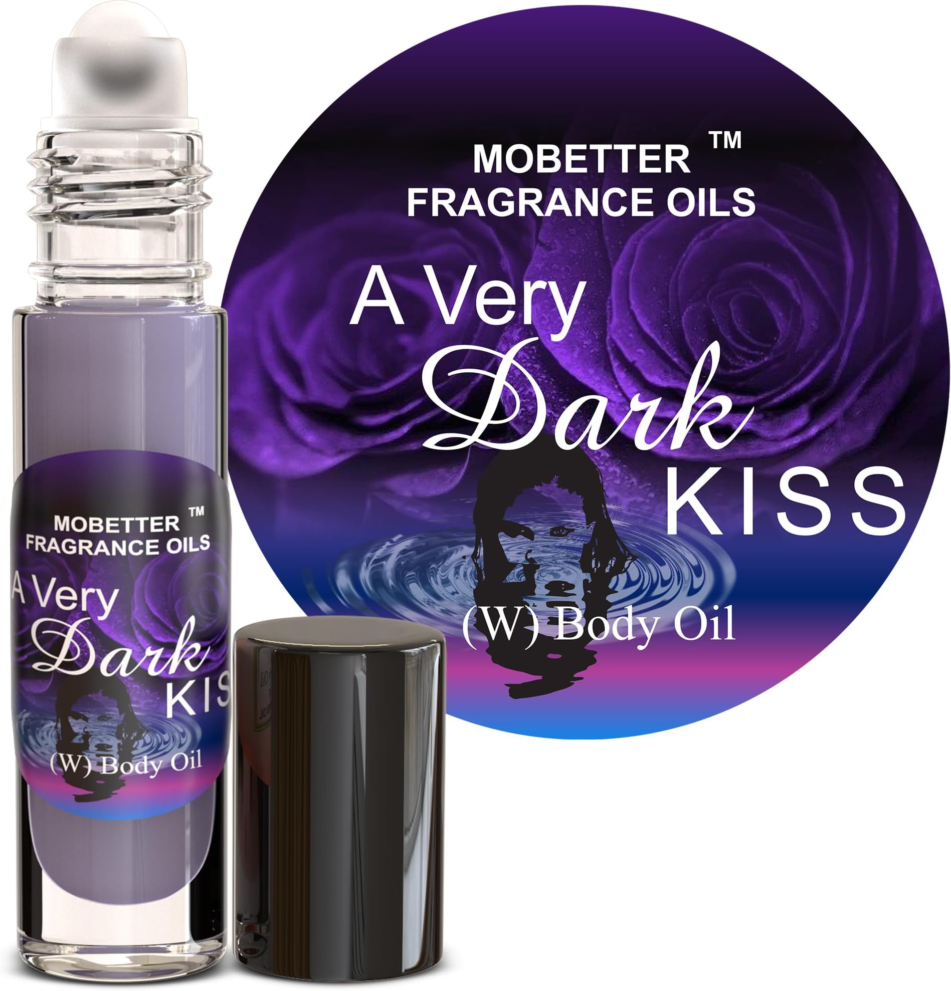 MOBETTER FRAGRANCE OILS A Very Dark Kiss Perfume Fragrance Body Oil for Women