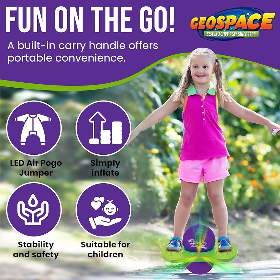 Amazon.com: Geospace Original LED AIR POGO Jumper Deluxe
