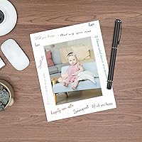 Vista 5 de 11 x 14 pulgadas color blanco esteras de respaldo Juego completo