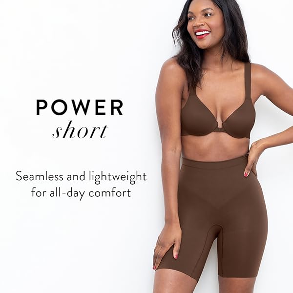 SPANX-Shapewear-for-Women-Tummy-Control-Power-Short-Regular-and-Plus-Size SPANX, Power Short, Soft Nude, XL