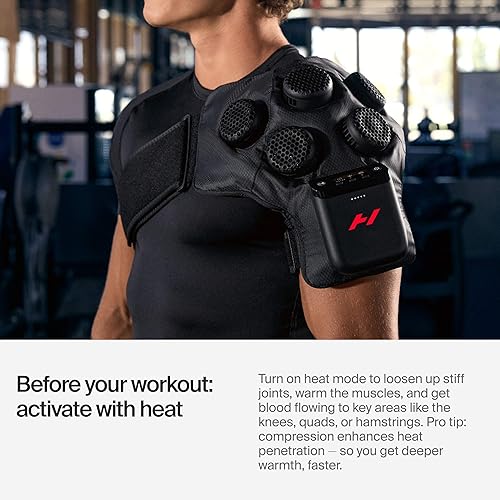 Vista 3 de Hyperice X2 Shoulder - Advanced Heat and Cold Contrast Therapy - Pain and Inflammation Relief - Provides Increased Range of Motion