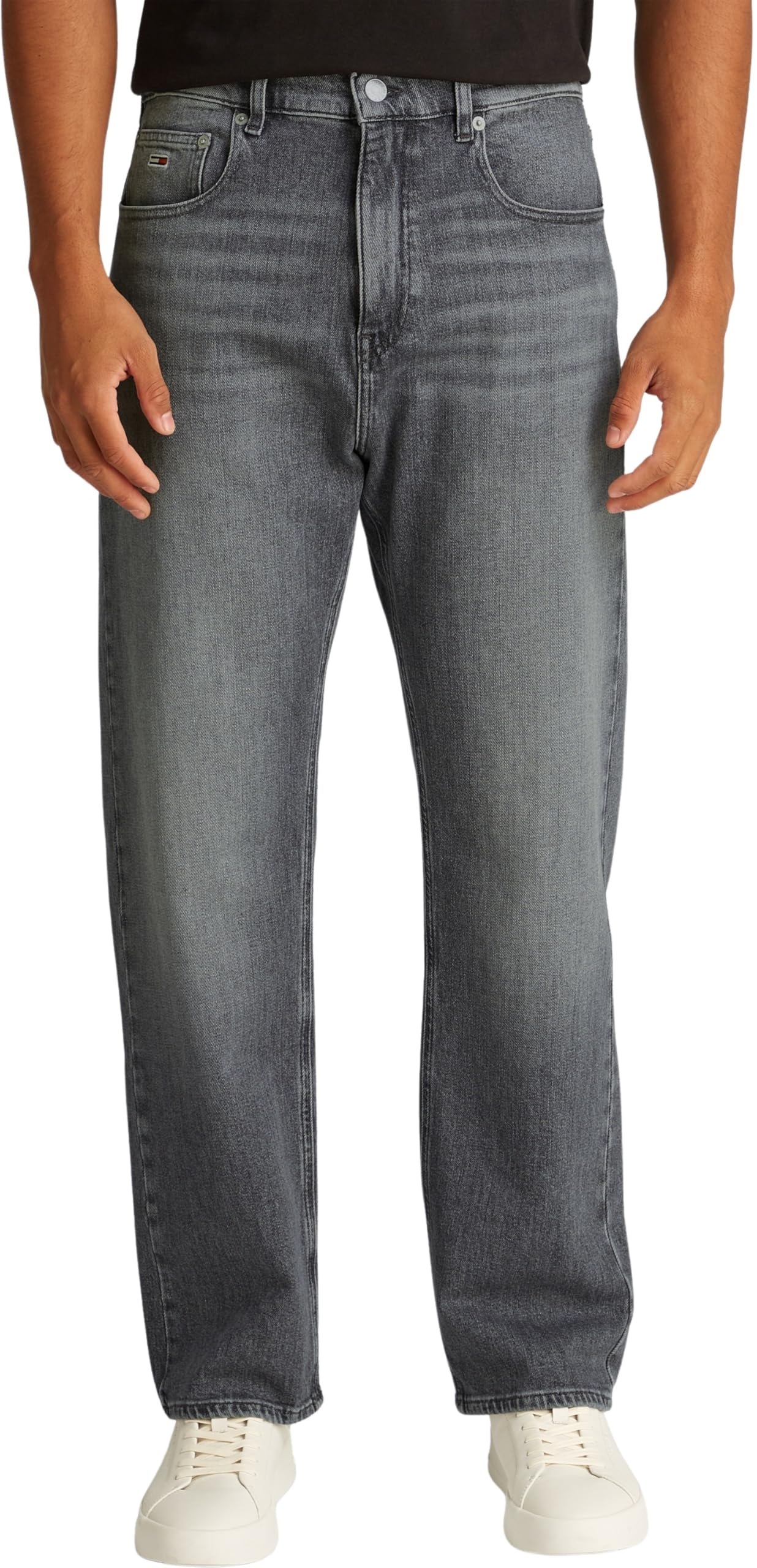 Tommy Jeans Mens Otis Regular Bi0177 Dm0dm21334 Straight, Denim (Denim Black), 33W / 30L UK
