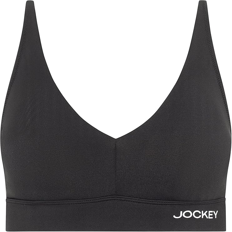 Jockey Eco Seamfree Smooth Eco Plunge Bralette Amazon.co.uk Fashion