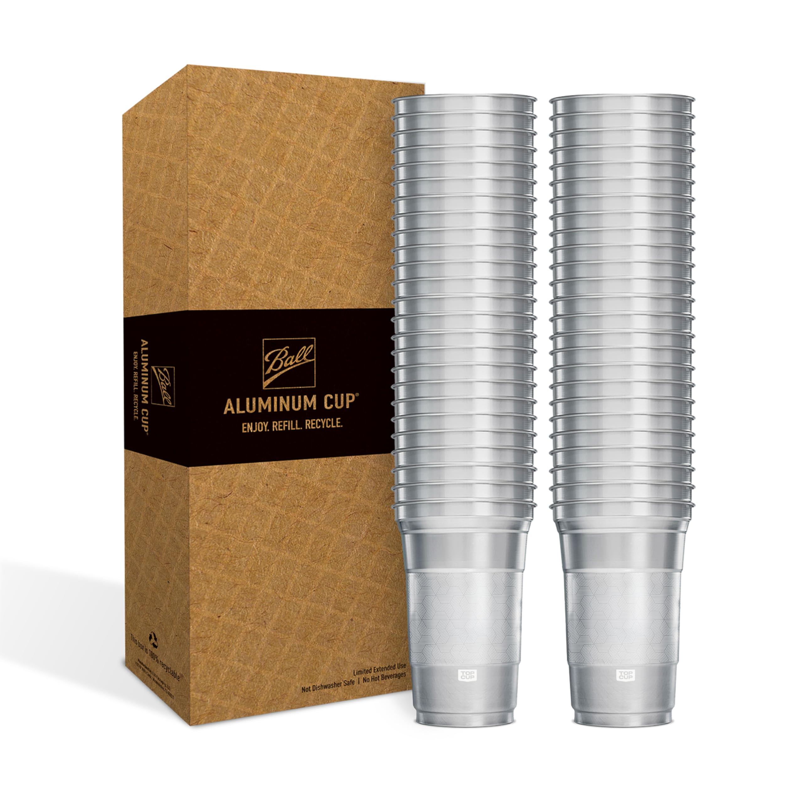 Top Cup Aluminum Party Cups Stealth Design