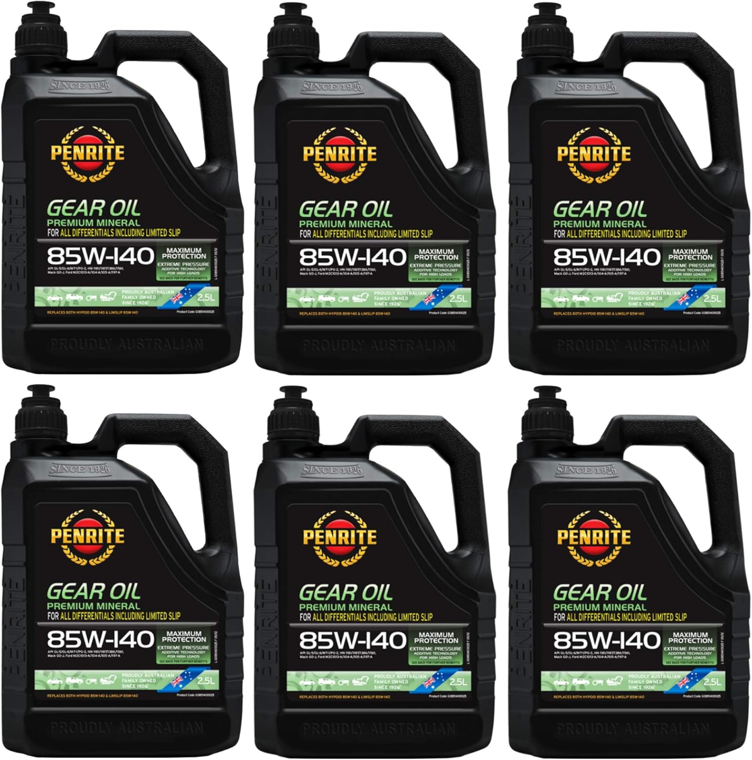 Penrite 85W140 Gear Oil for Differentials incl Limited Slip 15 Litres