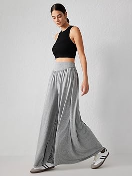 CIDER Women's Palazzo Wide Leg Lounge Pants Casual Loose Fit