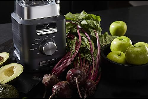 Miniatura 7 de Calphalon Licuadora Auto-Speed de 68 onzas con vaso para batidos Blend-N-Go y tarro Tritan sin BPA | Base de 1100 W, acero inoxidable oscuro
