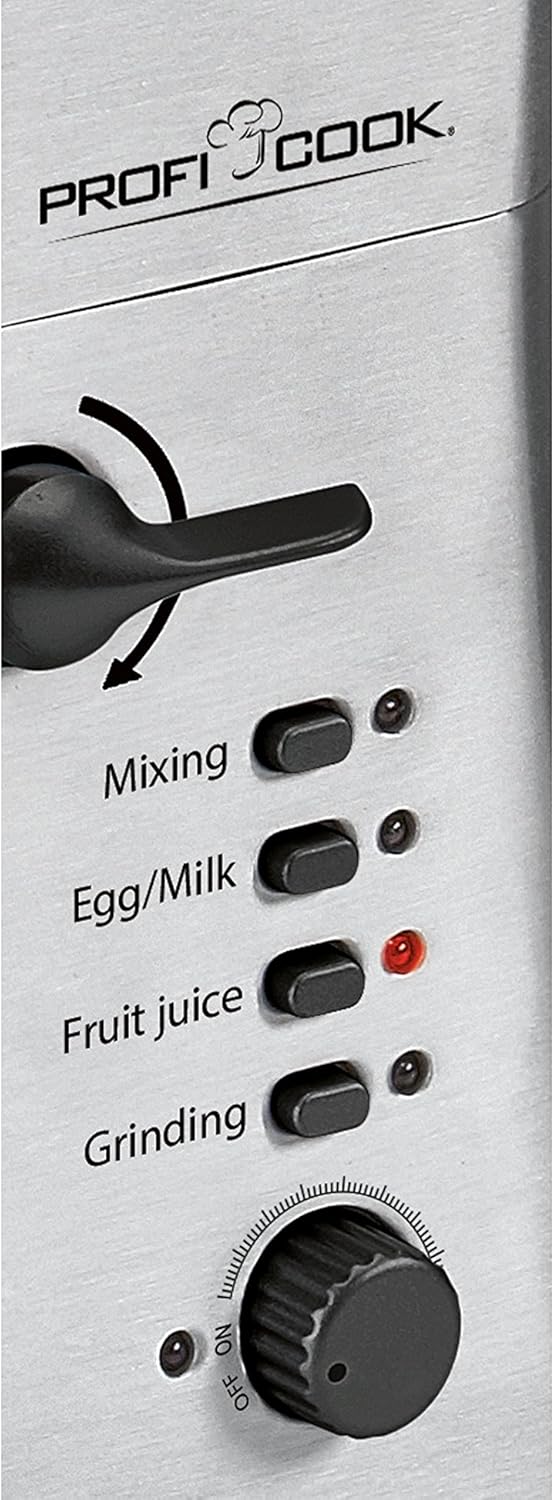 ProfiCook PC-KM 1004 control panel with speed dial and function buttons